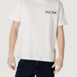 T-shirt Calvin Klein Jeans NEW YORK SCRIPT TEE Beige chiaro - Foto 5