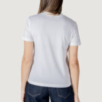 T-shirt Calvin Klein Jeans EMBROIDERED CK REGUL Bianco - Foto 4