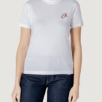 T-shirt Calvin Klein Jeans EMBROIDERED CK REGUL Bianco - Foto 5