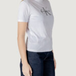 T-shirt Calvin Klein Jeans  Bianco - Foto 3