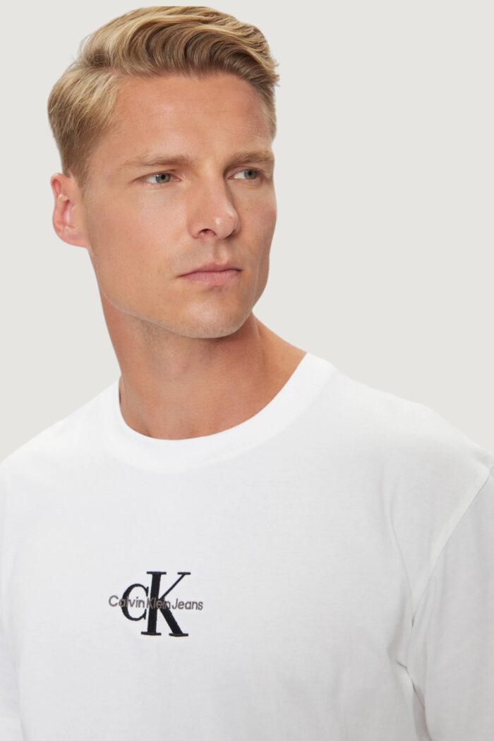 T-shirt Calvin Klein MONOLOGO TEE Bianco