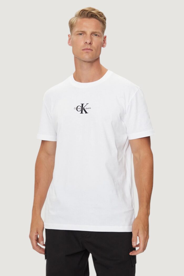 T-shirt Calvin Klein MONOLOGO TEE Bianco