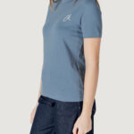 T-shirt Calvin Klein Jeans EMBROIDERED CK REGUL Blu - Foto 2