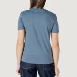 T-shirt Calvin Klein Jeans EMBROIDERED CK REGUL Blu - Foto 4