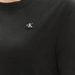 T-shirt Calvin Klein Jeans EMBRO BADGE Nero - Foto 4