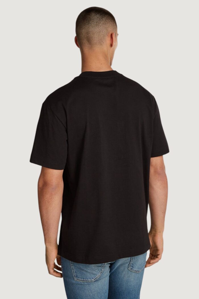 T-shirt Calvin Klein EMBROIDERED BOX TEE Nero