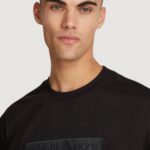 T-shirt Calvin Klein Jeans EMBROIDERED BOX TEE Nero - Foto 3