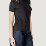 T-shirt Calvin Klein Jeans EMBROIDERED CK REGUL Nero - Foto 3