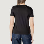 T-shirt Calvin Klein Jeans EMBROIDERED CK REGUL Nero - Foto 4