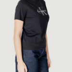 T-shirt Calvin Klein Jeans  Nero - Foto 3