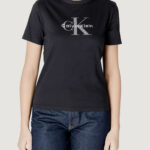 T-shirt Calvin Klein Jeans  Nero - Foto 5