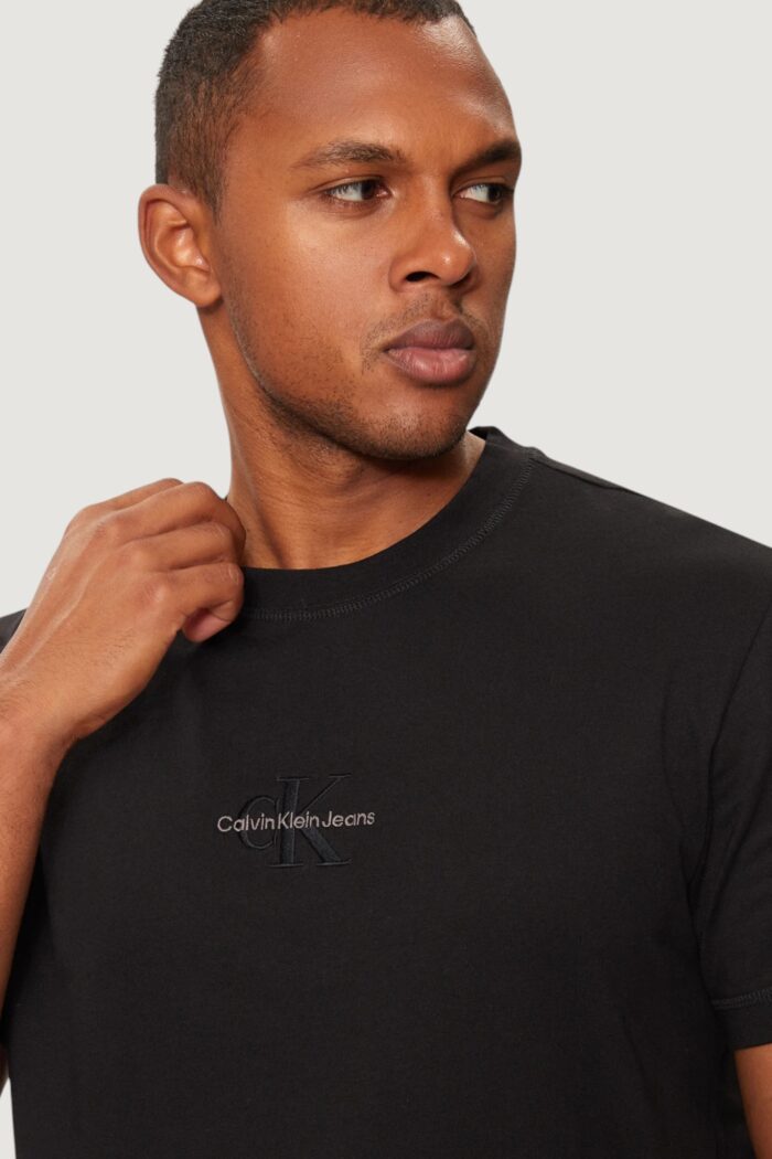 T-shirt Calvin Klein MONOLOGO TEE Nero