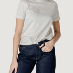 T-shirt Calvin Klein Jeans EMBROIDERED BOX REGU Panna - Foto 1