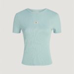 T-shirt Calvin Klein Jeans WOVEN LABEL RIB Tiffany - Foto 5