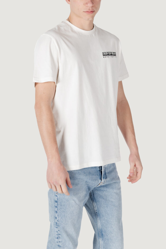 T-shirt Napapijri S-VIGNONI BACK SS Bianco