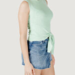 Top Jacqueline de Yong Jdycirkeline S/L O- Neck Tie Pull Knt Verde - Foto 3