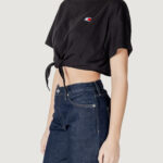 Top Tommy Hilfiger Jeans TJW REG WAIST TIE Nero - Foto 2