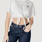 Top Tommy Hilfiger Jeans TJW REG WAIST TIE Panna - Foto 1