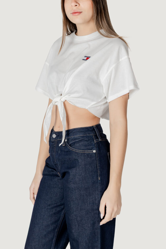 Top Tommy Hilfiger TJW REG WAIST TIE Panna