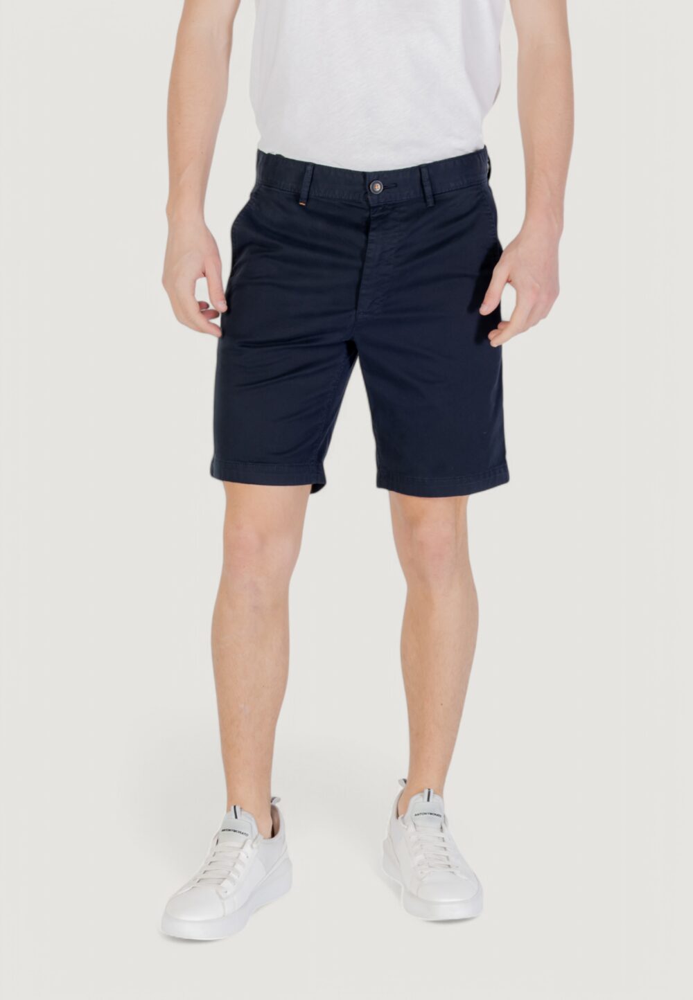 Bermuda Boss Chino-slim-Shorts 10270650 01 Blue scuro - Foto 1