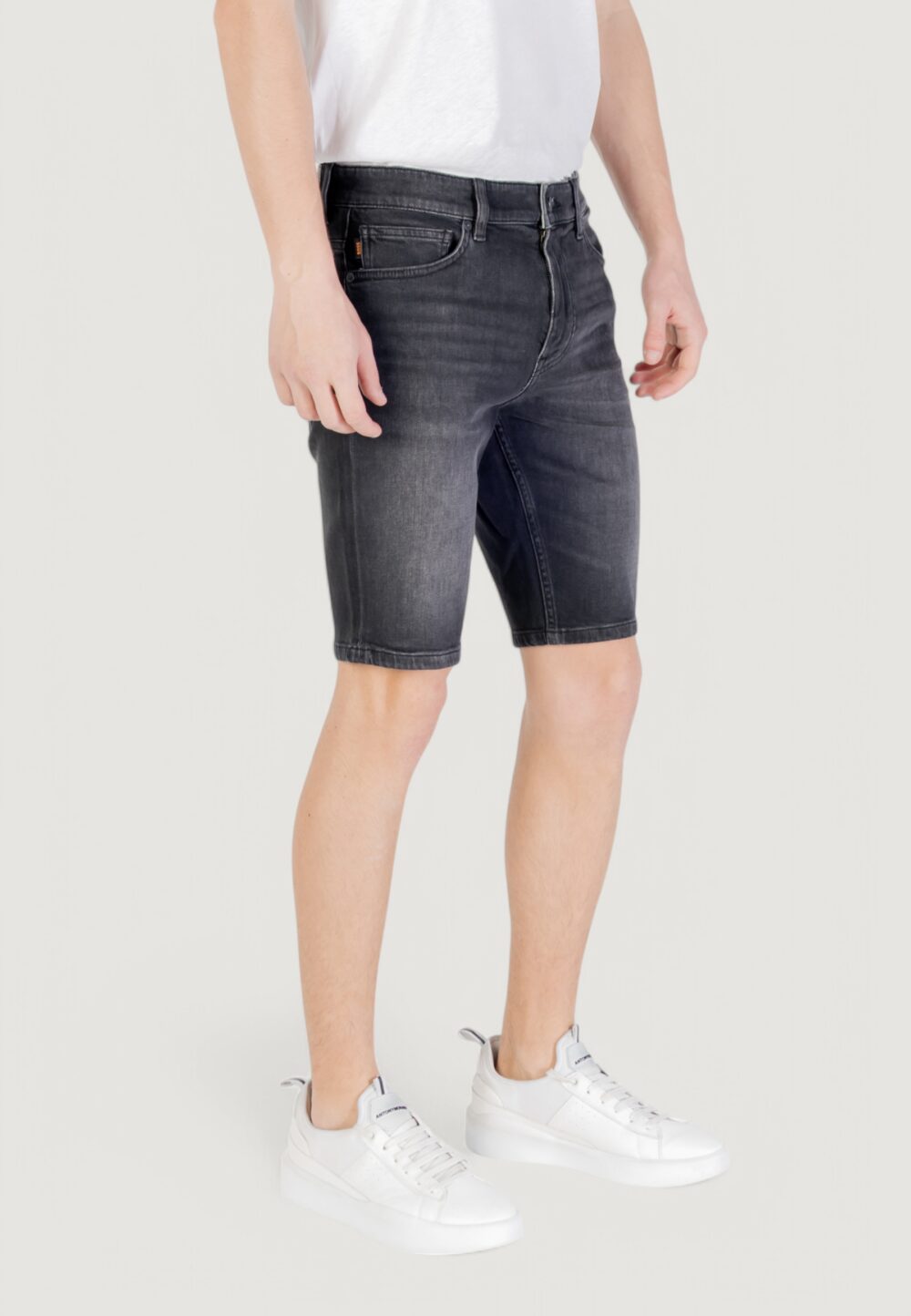 Bermuda Boss Delaware Shorts BO 10269809 01 Nero - Foto 4