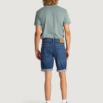 Bermuda Calvin Klein Jeans Slim Denim scuro - Foto 4