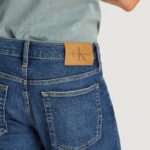 Bermuda Calvin Klein Jeans Slim Denim scuro - Foto 3