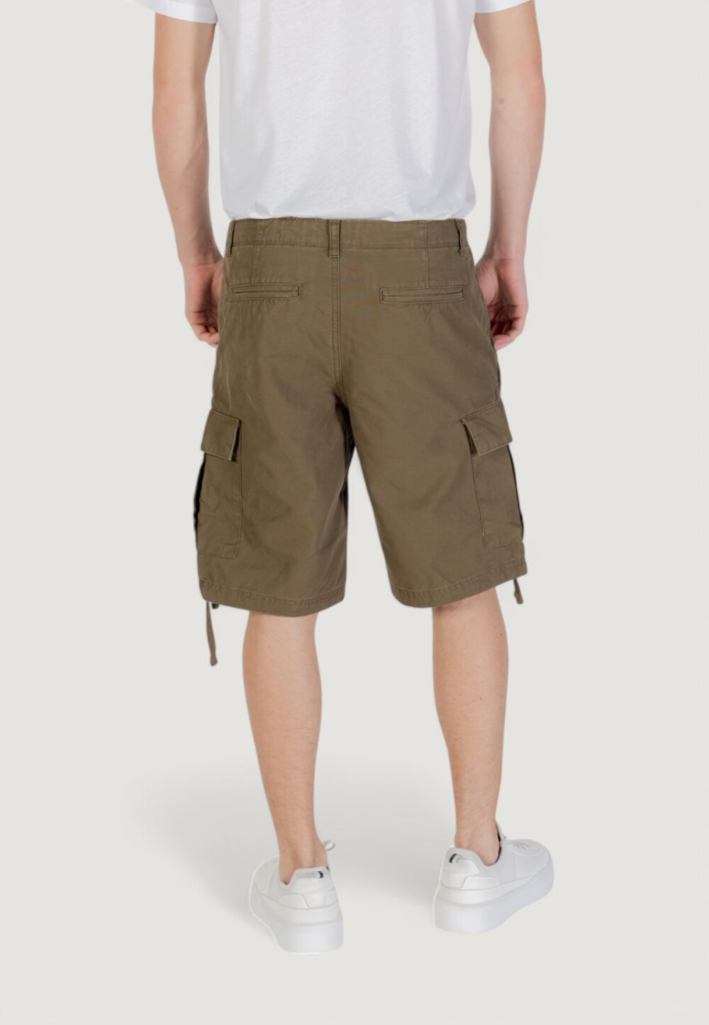 Bermuda Jack Jones Jpstcole Barkley Jjcargo Sn Verde Oliva - Foto 4