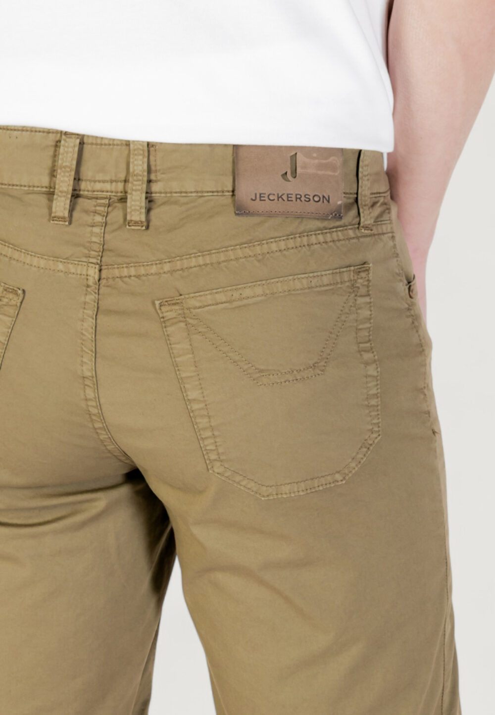 Bermuda Jeckerson JAYDEN 5 TASCHE TOPPA SLIM Verde Oliva - Foto 2