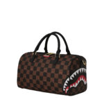 Borsa Sprayground PEEKING CHARACTER CHECK MINI DUFFLE Marrone - Foto 2