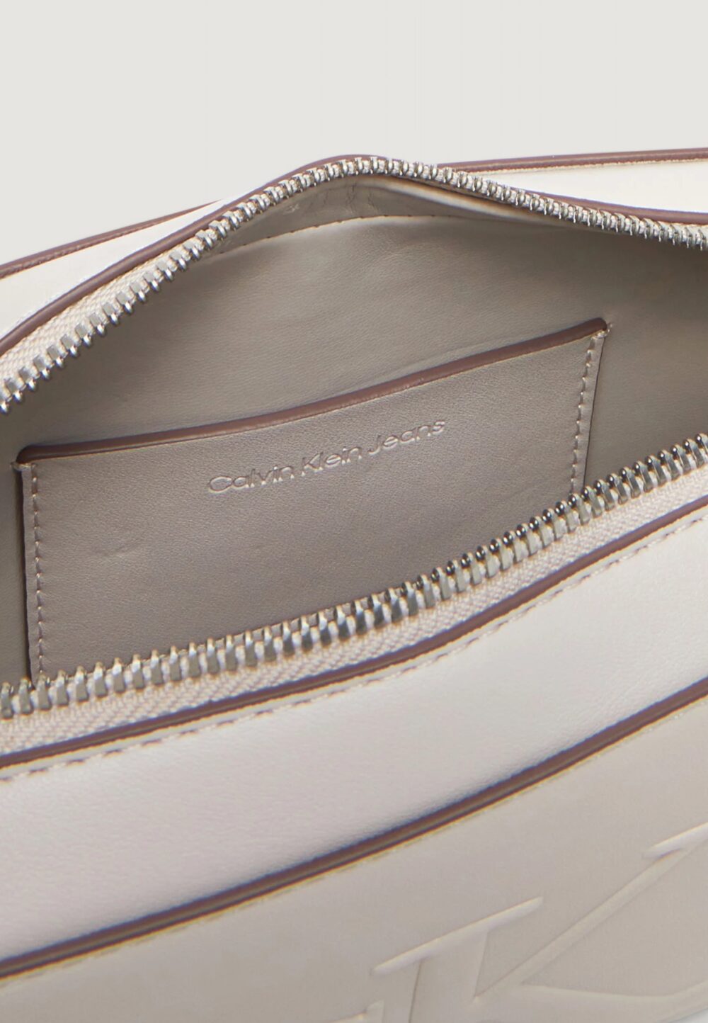 Borsa Calvin Klein Jeans SCULPTED EW CAMERA Beige chiaro - Foto 5