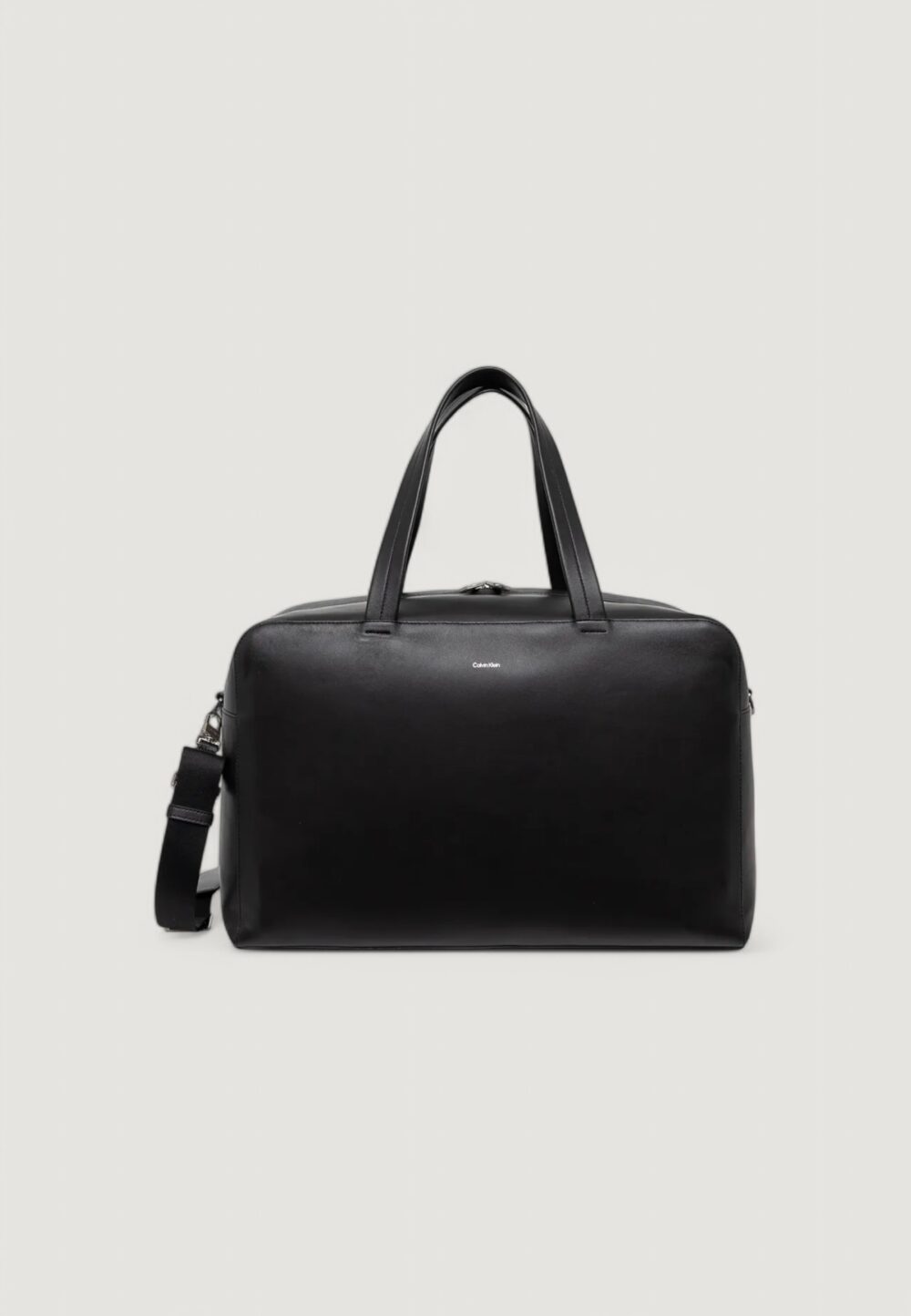 Borsone Calvin Klein CK PREMIUM LEATHER  WEEKENDER Nero - Foto 1