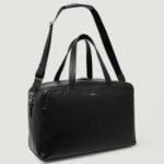 Borsone Calvin Klein CK PREMIUM LEATHER  WEEKENDER Nero - Foto 2