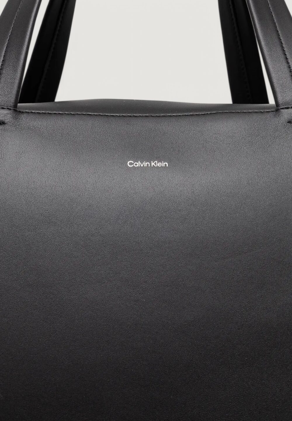 Borsone Calvin Klein CK PREMIUM LEATHER  WEEKENDER Nero - Foto 4