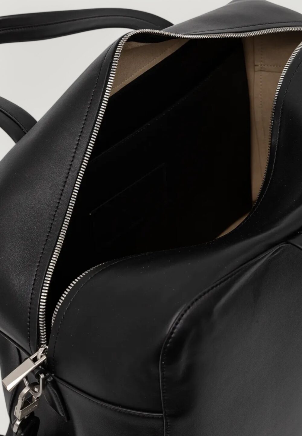 Borsone Calvin Klein CK PREMIUM LEATHER  WEEKENDER Nero - Foto 5