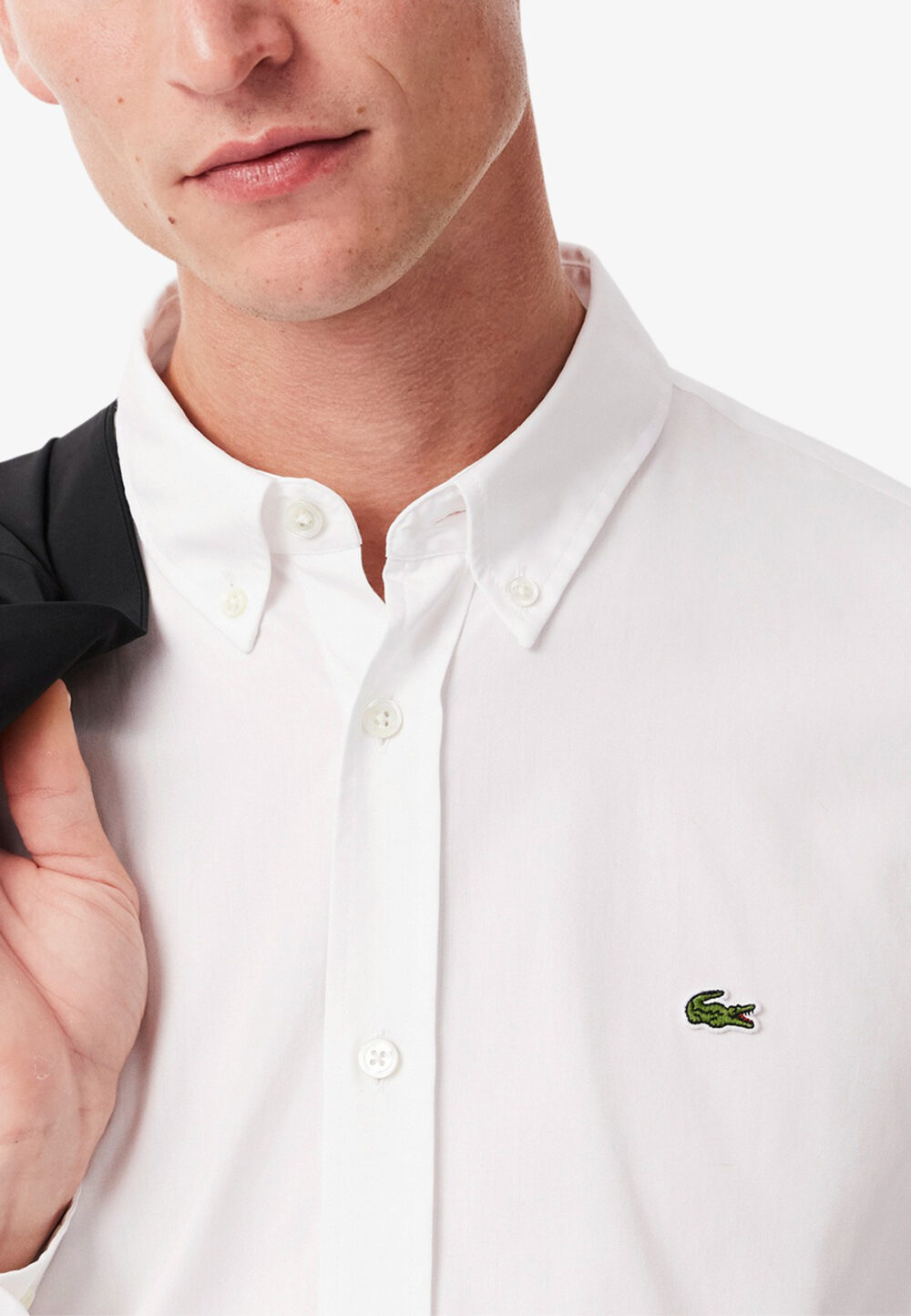 Camicia manica lunga LACOSTE  Bianco - Foto 4