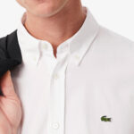 Camicia manica lunga LACOSTE  Bianco - Foto 4