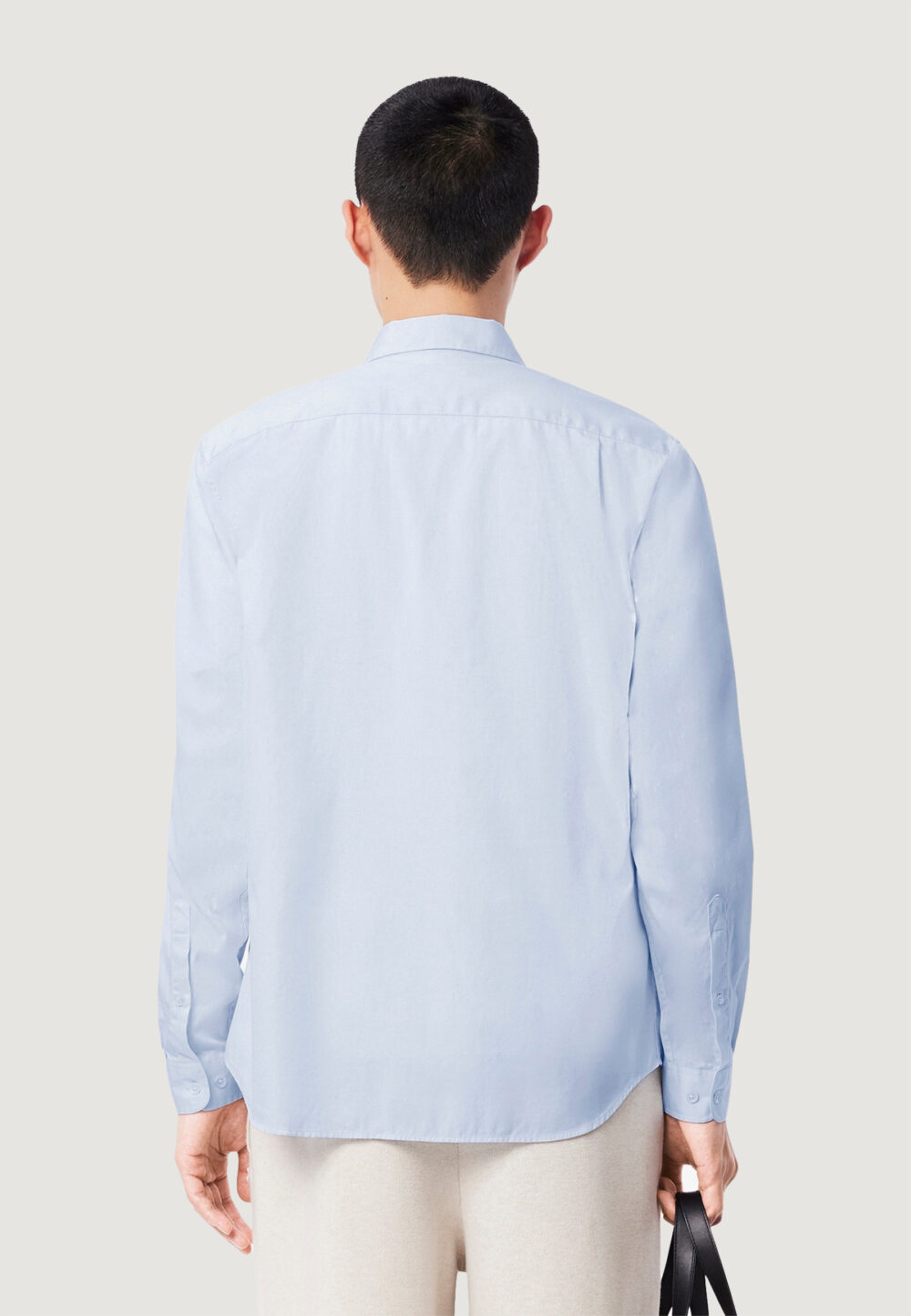 Camicia manica lunga LACOSTE  Celeste - Foto 2