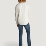 Camicia manica lunga Tommy Hilfiger Jeans TJM LINEN MIX BAND Bianco - Foto 4