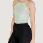 Canotta Calvin Klein Jeans WAFFLE TEXTURE HALTERNECK TOP Tiffany - Foto 2