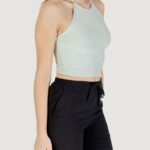 Canotta Calvin Klein Jeans WAFFLE TEXTURE HALTERNECK TOP Tiffany - Foto 3