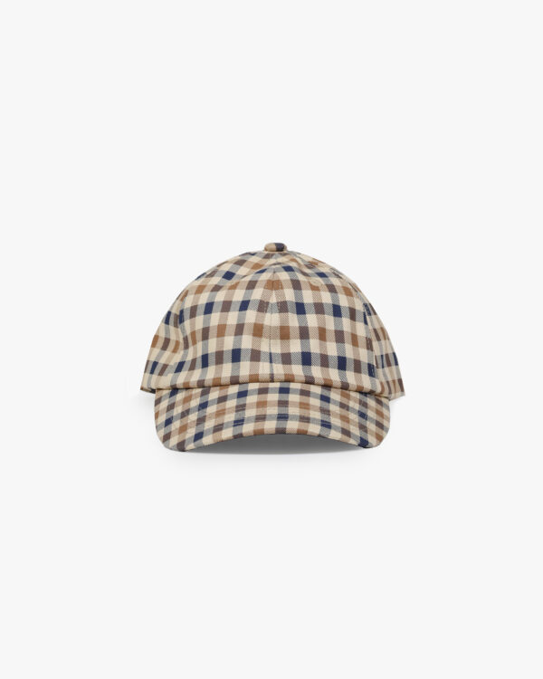 Cappello con visiera Aquascutum ACTIVE ICONIC BASEBALL CAP Beige - Foto 1