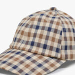 Cappello con visiera Aquascutum ACTIVE ICONIC BASEBALL CAP Beige - Foto 4