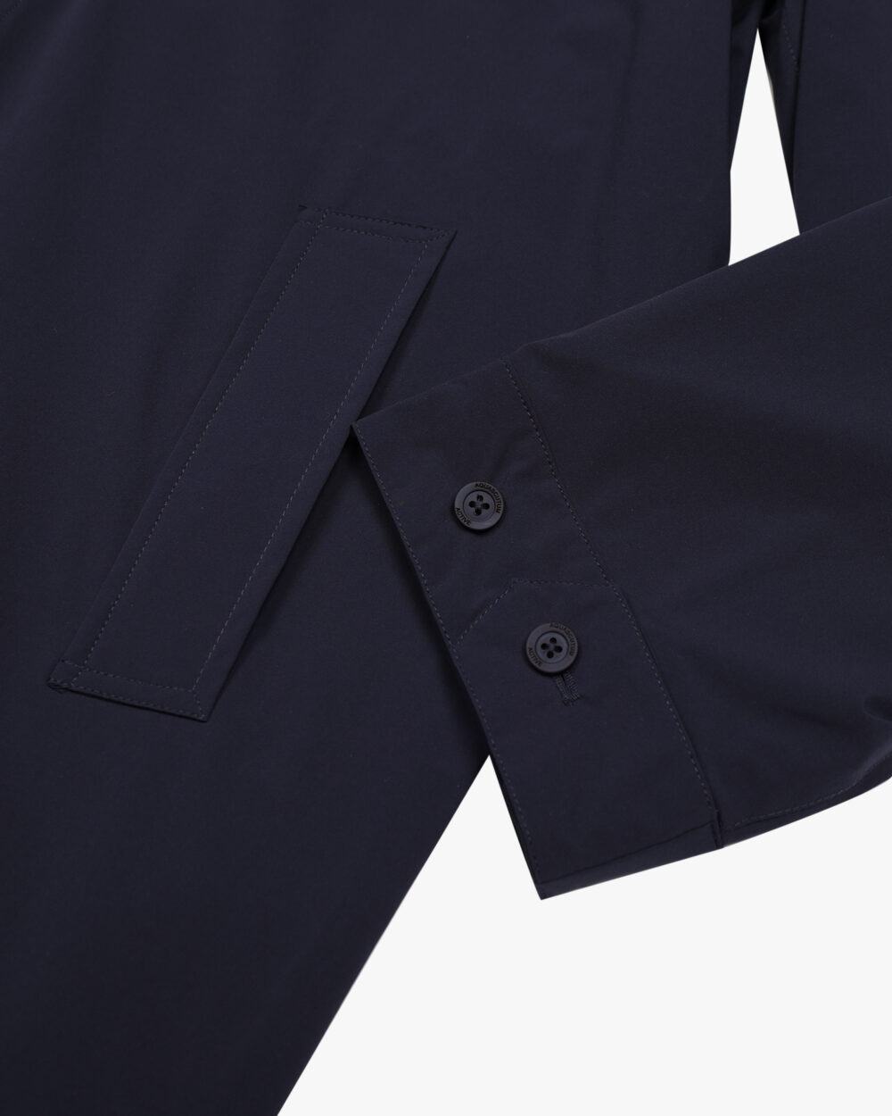 Cappotto Aquascutum STRETCH CABAN Blue scuro - Foto 4