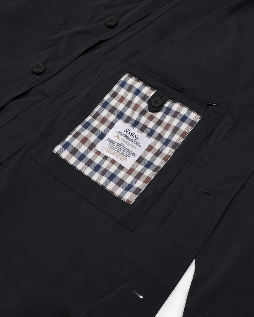 Cappotto Aquascutum STRETCH CABAN Nero - Foto 5