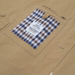 Cappotto Aquascutum STRETCH CABAN Terra - Fango - Foto 5