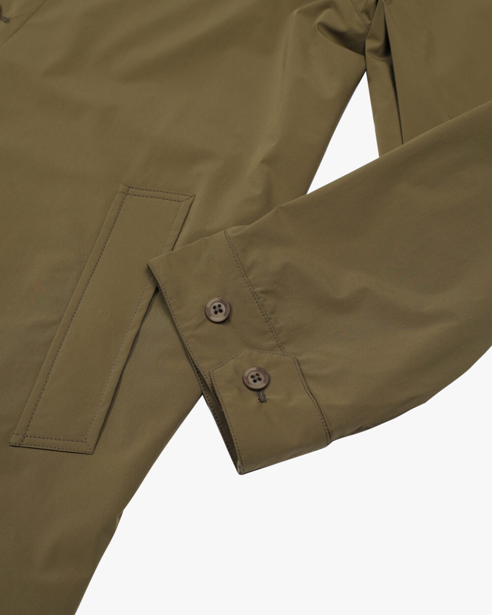 Cappotto Aquascutum STRETCH CABAN Verde - Foto 4