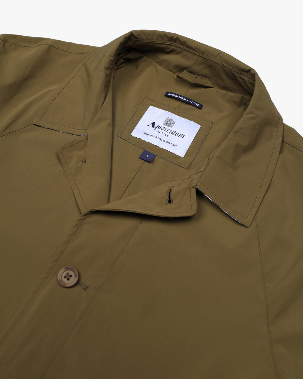 Cappotto Aquascutum STRETCH CABAN Verde - Foto 3
