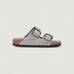 Ciabatte con fascia BIRKENSTOCK Arizona Big Buckle Grigio Chiaro - Foto 1