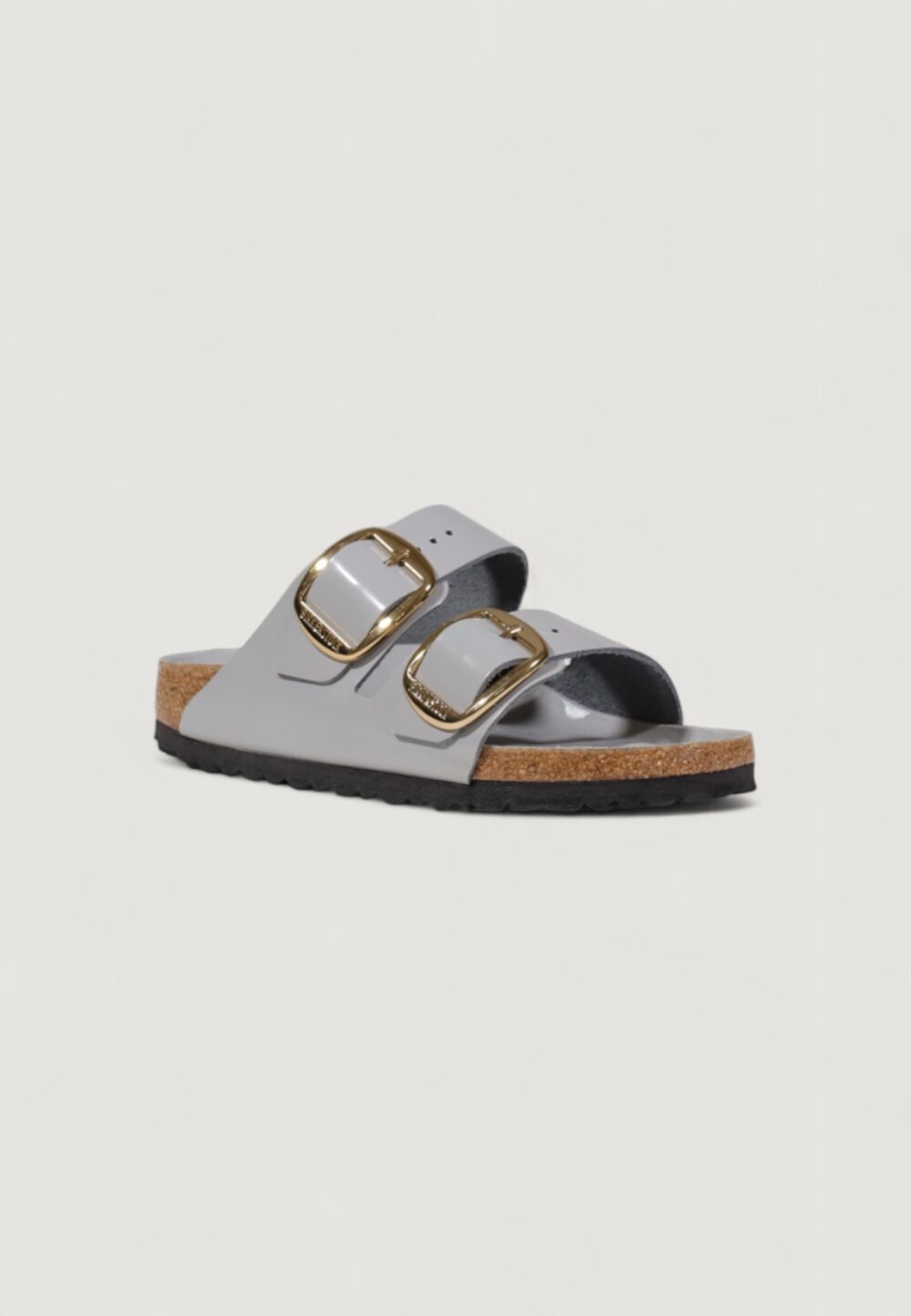Ciabatte con fascia BIRKENSTOCK Arizona Big Buckle Grigio Chiaro - Foto 2